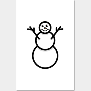 Snowman Posters and Art